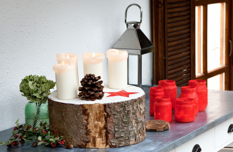 Advent Wreaths DIY Projects Ideas de decoraciones de Navidad
