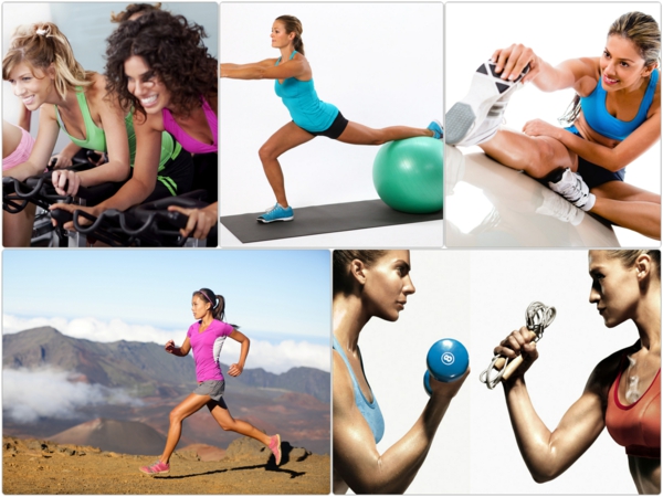 Aerobní trénink sport a fitness