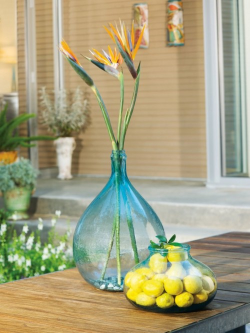 Láhve interiéru design vázy květinové zahrady
