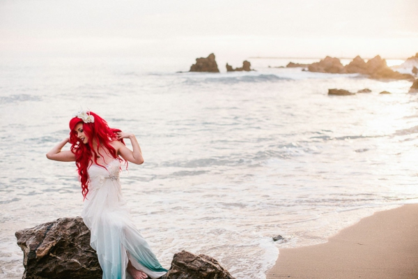Arielle русалката сватбена украса пясъчно езеро