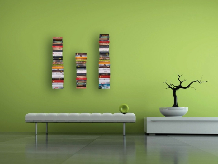 Bookshelves invisible