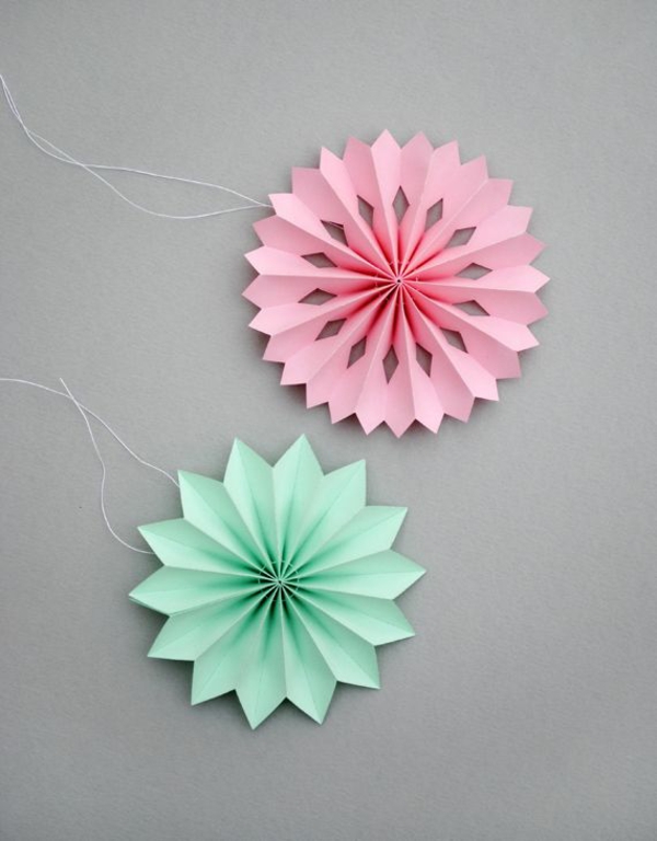 Crafting ideer 'deco papir grøn pink
