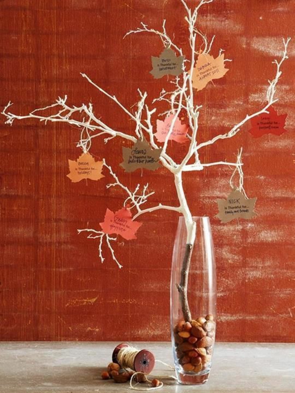 Umělecké nápady z vázy papírových větví