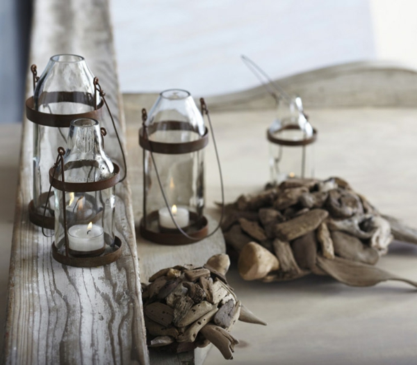Håndværk ideer til DIY projekter fra vinflasker rustikke lanterne