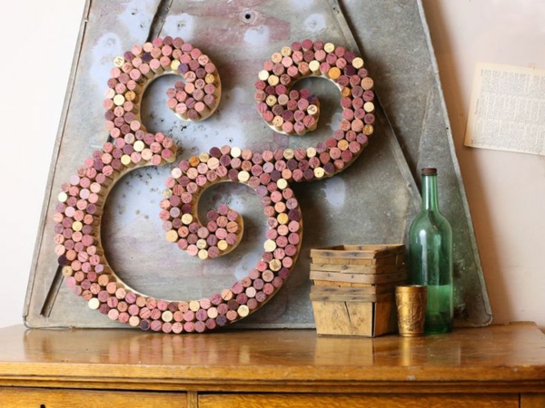 Craft cork decorate elegant idea dresser
