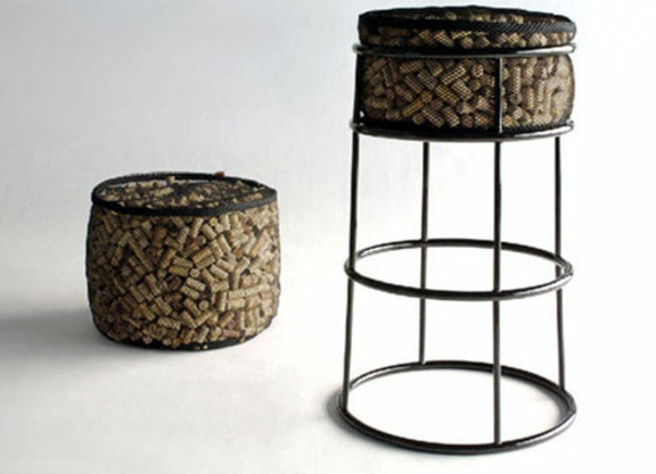 Crafting with cork stool bar