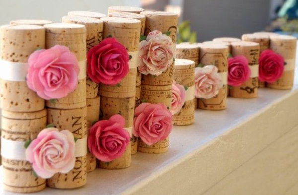 Crafting idei de decorare feminina Cork rosu roz