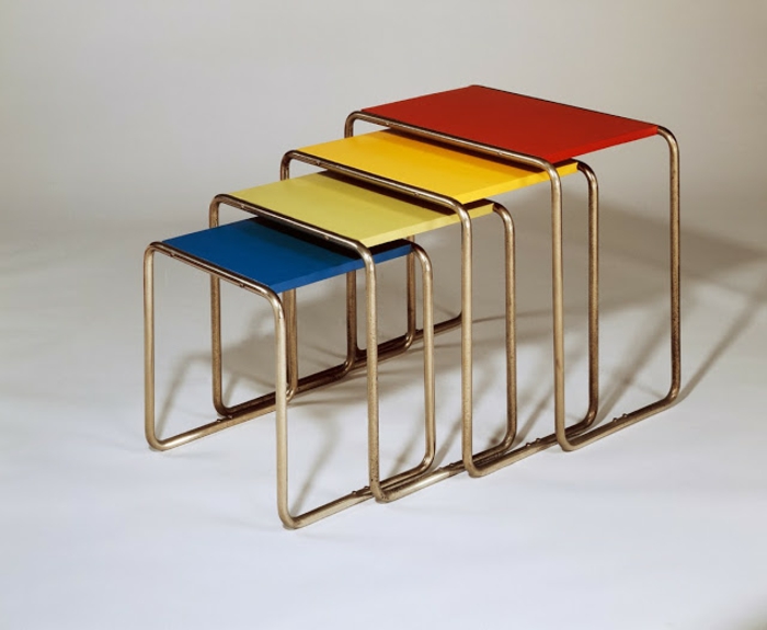 Bauhaus style stool different colors designer chairs