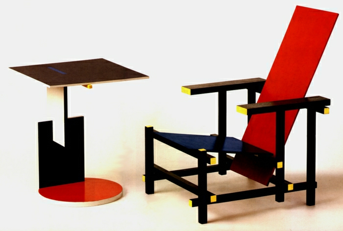 Bauhaus-stijl Retvield designmeubilair Bauhaus-stoelen
