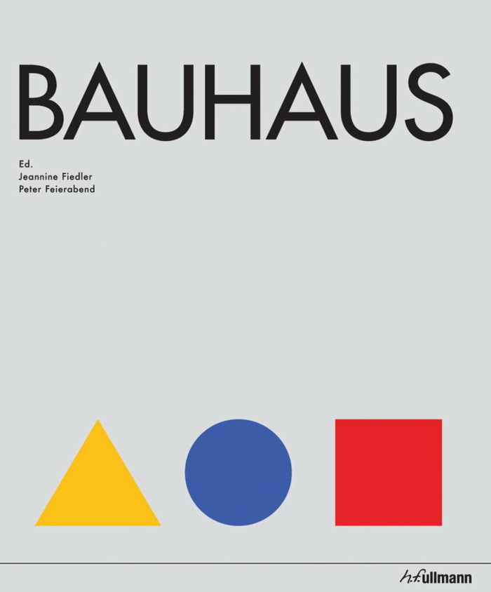 Bauhaus style cover geometric shapes colors