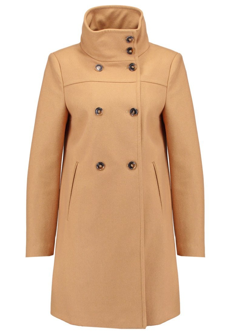 Abrigo de lana beige Benetton abrigo de invierno