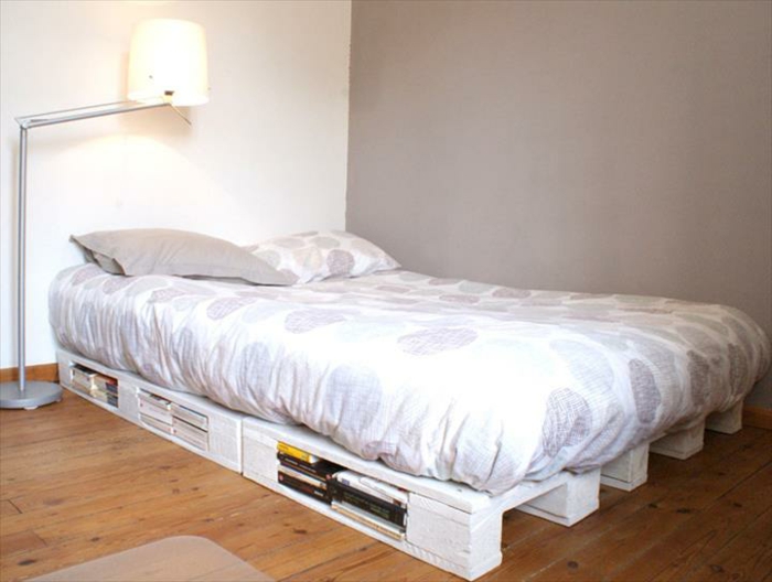 Cama de paletas sofá de paletas paletas cama muebles de palets juntos dormitorio ideas NUEVO