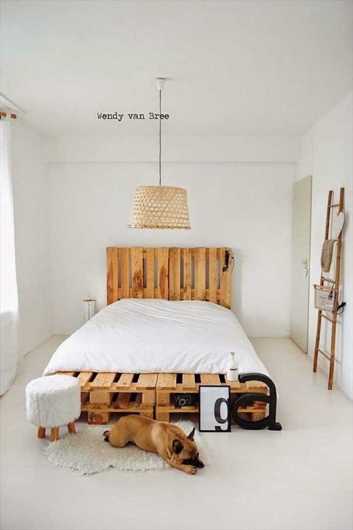 Cama de paletas sofá de paletas paletas cama muebles de palets juntos ideas de dormitorio NEU10