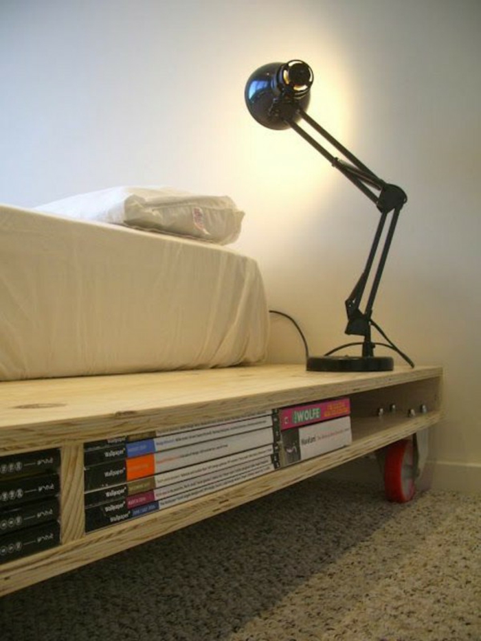 Lovos padėklai minkštikliai padėklai paletės lova baldų padėklai kartu miegamojo idėjos NEW12