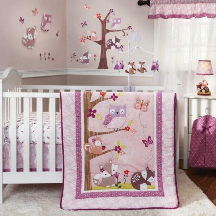 Pictures Owls Accessories Baby Room Bedding Pattern Owl