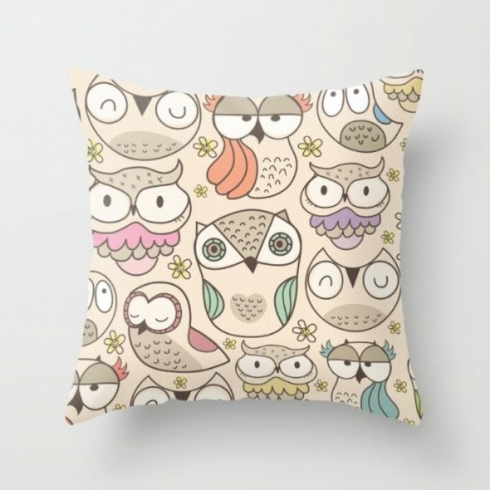 Pictures owls accessories deco ideas living room decorating pillow owl