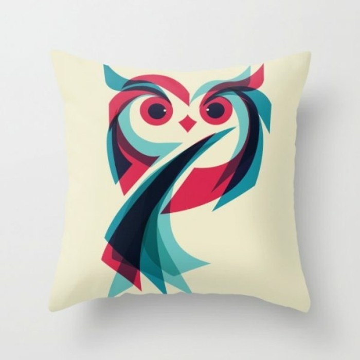 Images Owls Accessories Sofa Cushion Owl graphic print