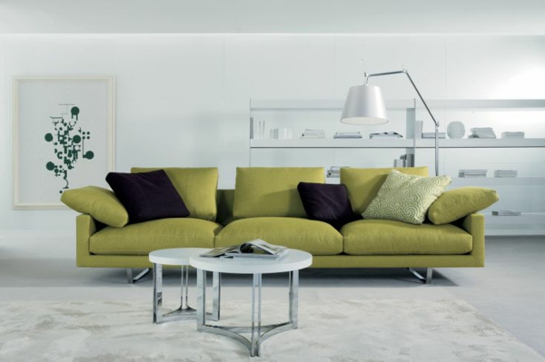 Chaise longue καναπέ πράσινο σχεδιασμό