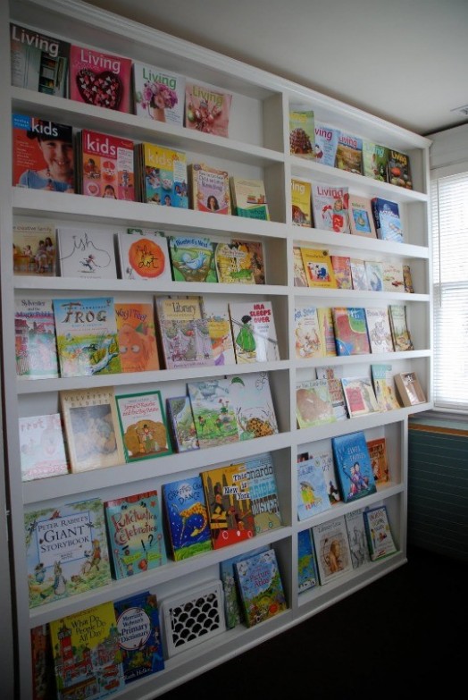 Cool Ideas Organization Lasten kirjat Playground Shelves Library