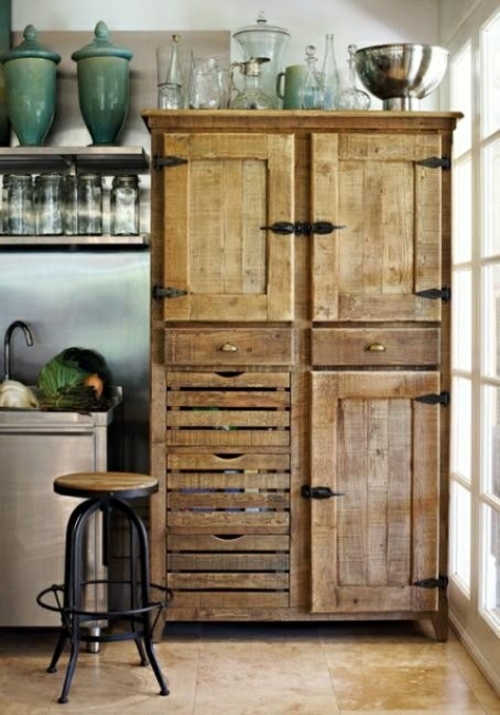 Cool baldai DIY amatų idėjos virtuvės spintelė Europiniai padėklai