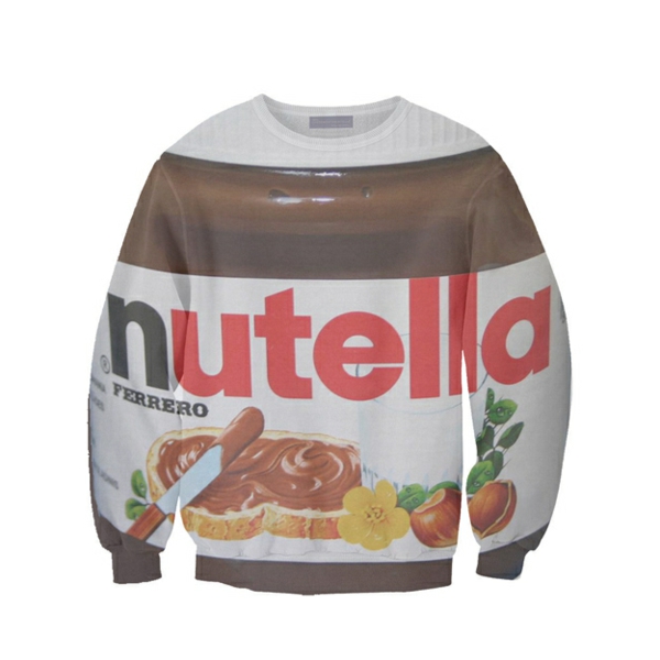 Coole Nutella-T-shirts ontwerpen chocolade