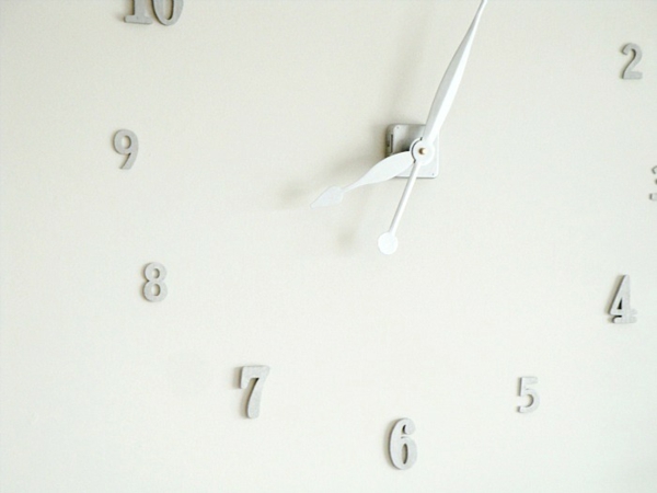 Šiuolaikinės šiuolaikinės sieninių laikrodžių skaičiaus judėjimas