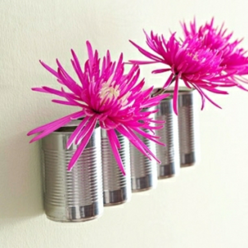 originele woonaccessoires maken bloemen vazen ​​metaal