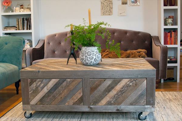 Sofabord selvopbygget stue kaffebord tekstur