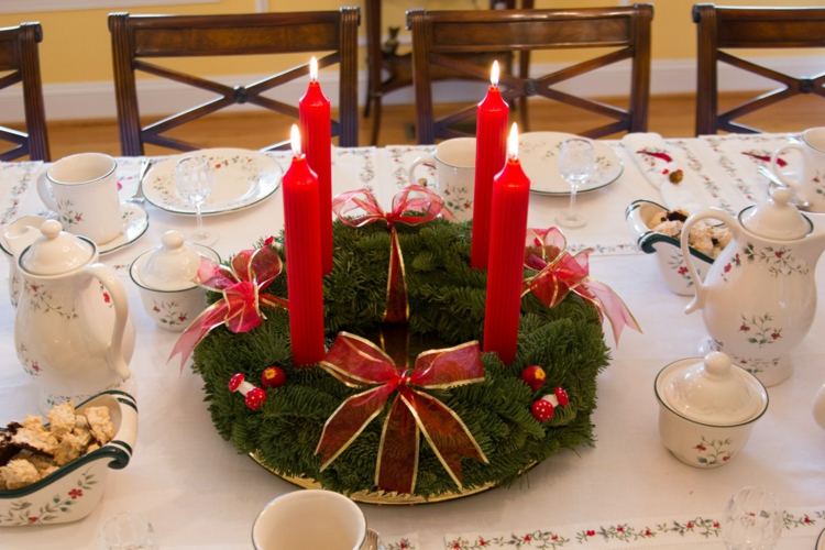 DIY Advent seppele ideoita kauniin pöydän koristeluun