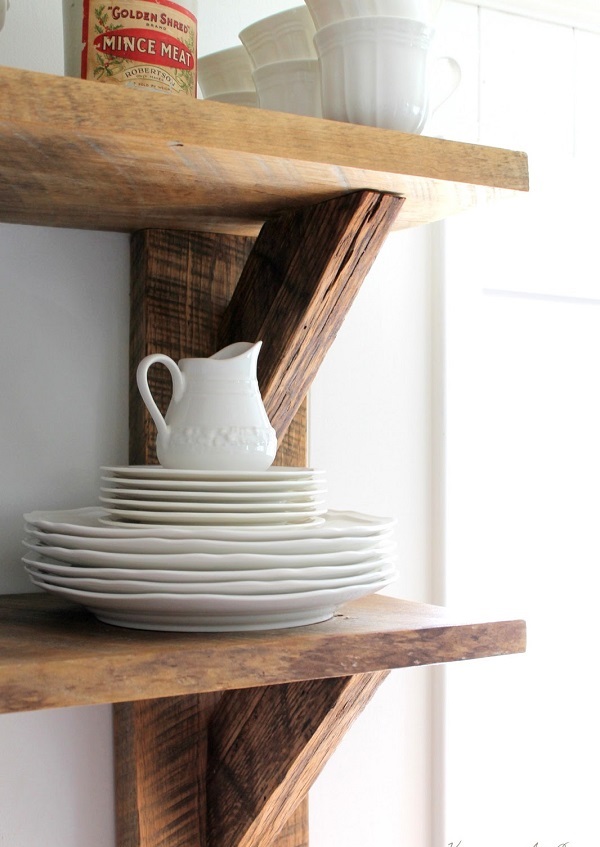 DIY-decoratie-ideeën uit keukenplaten van geregenereerd hout