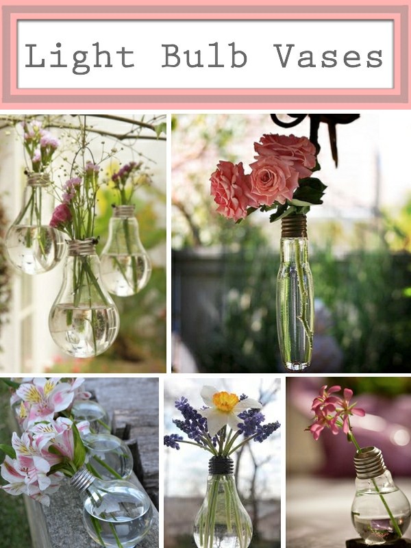 DIY διακόσμηση λαμπτήρων λουλουδιών φυτών