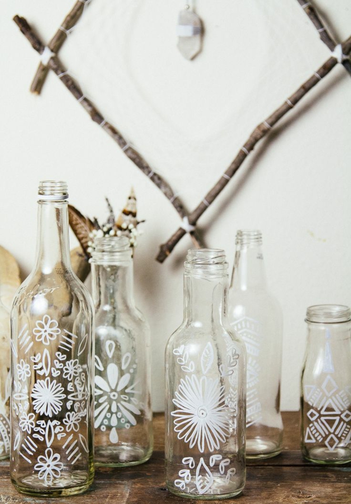 Ideas de bricolaje con botellas de vidrio