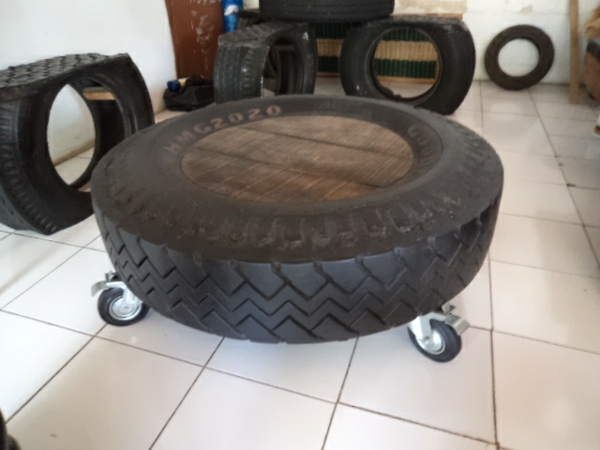 Furniture from car tire chair armchair living room