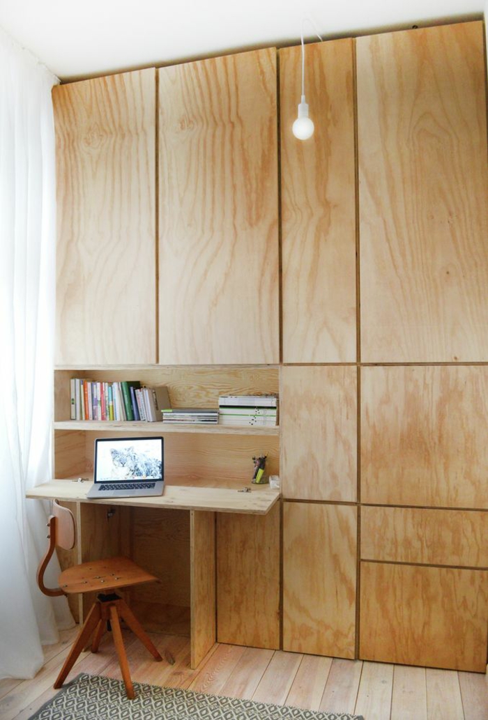 DIY бюрото си изграждане себе си дървена кабинет работната маса