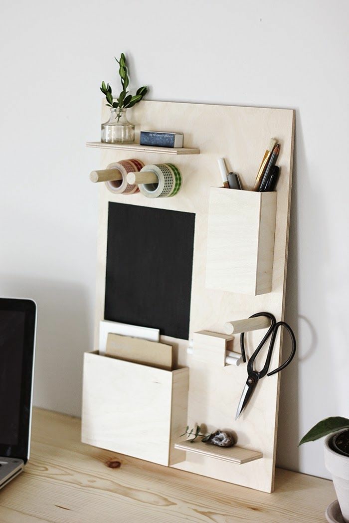 DIY desk self build home office hjem tilbehør self built