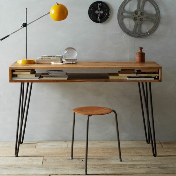 DIY desk sám vytváří nápady a příklady