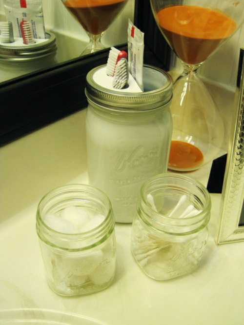 Toothbrush holder ideas mason jar utensils DIY