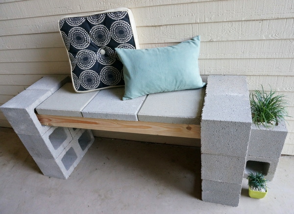 DIY Betonstein lavice polštář polštář