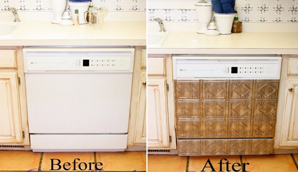 DIY hogar decorar lavavajillas renovar ideas frescas artesanía