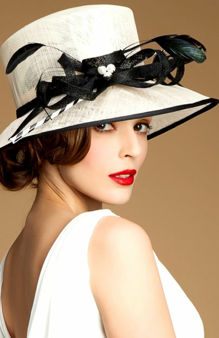 Kvinners hatter Damemote og styling tips av elegante kvinners hatter