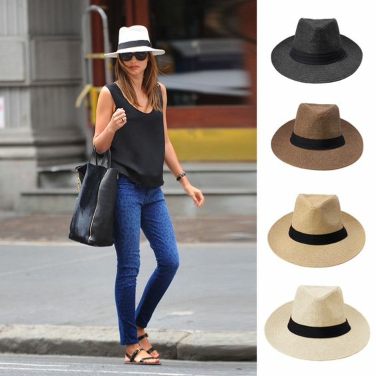 Κυρίες καπέλα Καλοκαιρινό καπέλο Κυρίες Κυρίες μόδα και συμβουλές styling