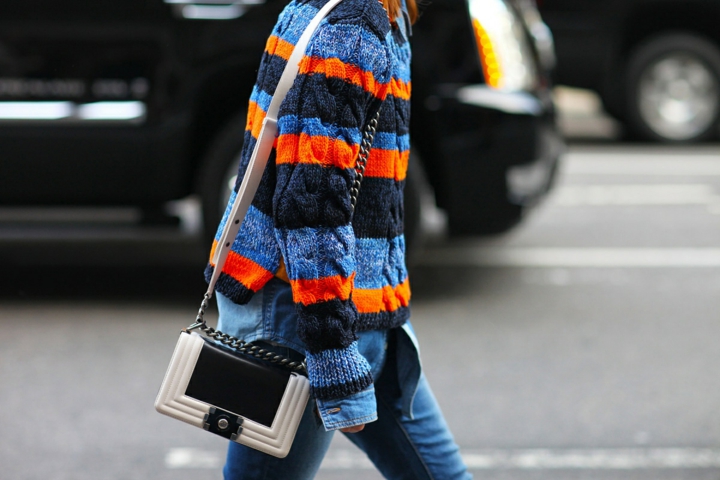 Kvinder sweater stripet mønsterfarvet Trends 2016 casual mode