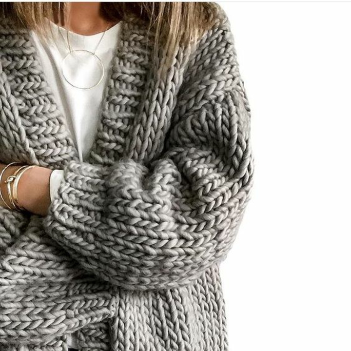 Dámské svetr současné módní trendy 2016 Pletený pletený svetr