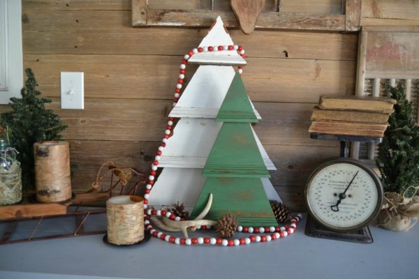 DIY dekorative rustikke juledekorasjoner selv