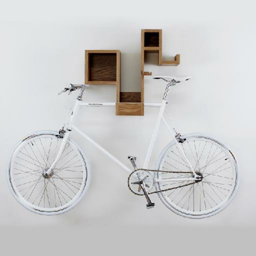 Hold sykkelen ordentlig hjemme modulære hyller