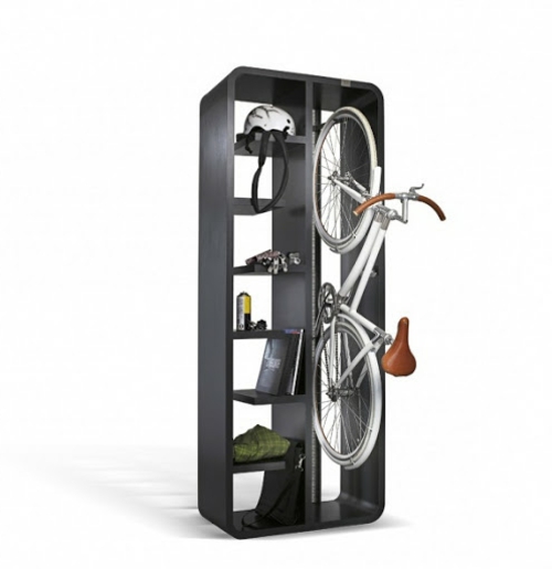 将您的DIY自行车放在适当的架子上独立存放