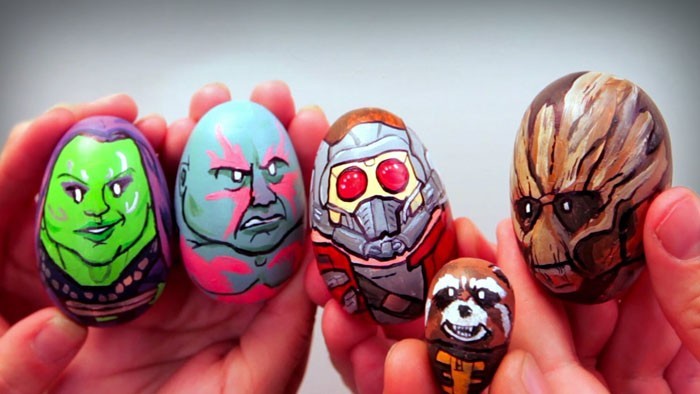 Αυγά Πρόσωπα ζωγραφική δημιουργικό διαγωνισμό τα πασχαλινά αυγά απλά σχεδιασμό x-man
