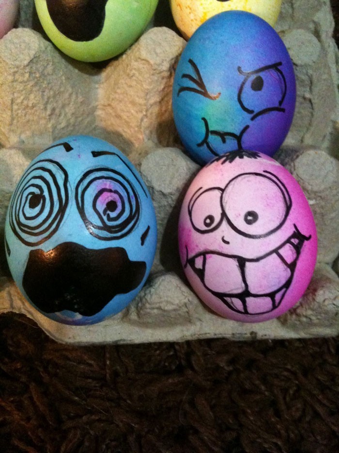 鸡蛋面临油漆创意比赛复活节彩蛋塑造战争战争人物Geegs