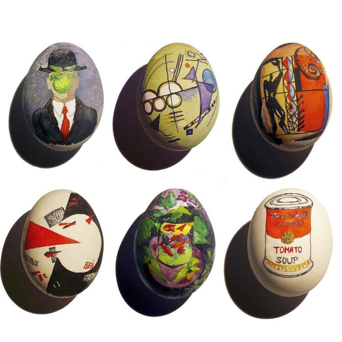 鸡蛋脸绘画复活节彩蛋脸绘画复活节装饰他们自己的模板