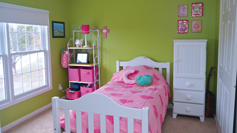 Decoración para el hogar Nursery Girl Coloring Girl Room